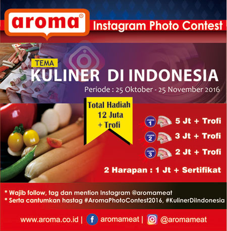 Aroma Instagram Photo Contest 2016
